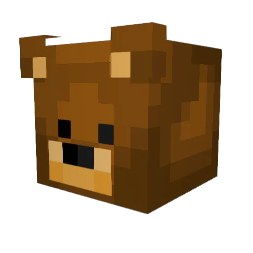 tito27moos Minecraft avatar head, 3D render