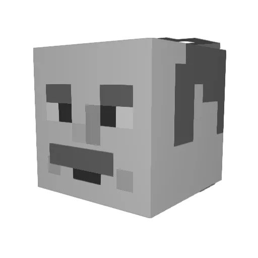 titono211 Minecraft avatar head, 3D render