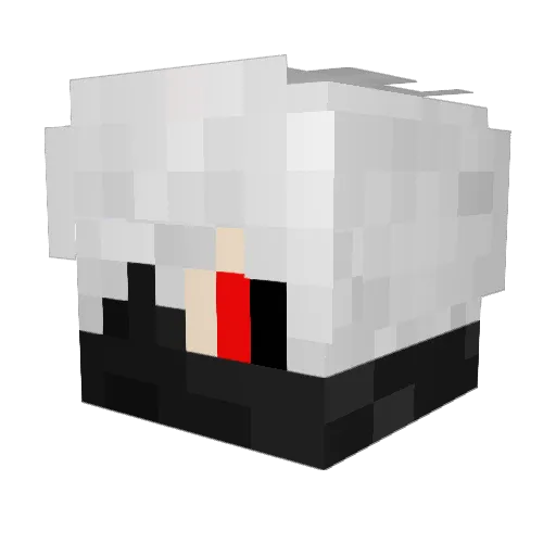 titoudu95 Minecraft avatar head, 3D render