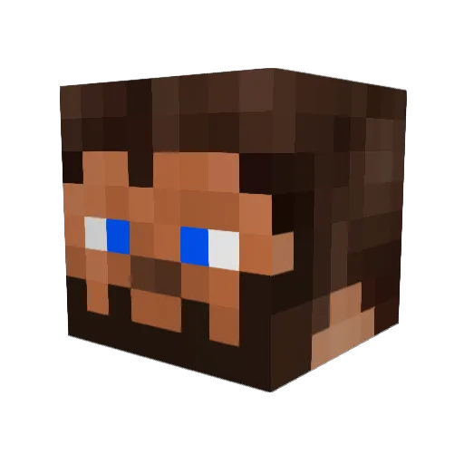 titoune71 Minecraft avatar head, 3D render