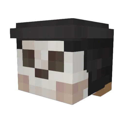 titus2610 Minecraft avatar head, 3D render