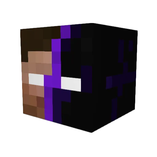 tivox__ Minecraft avatar head, 3D render