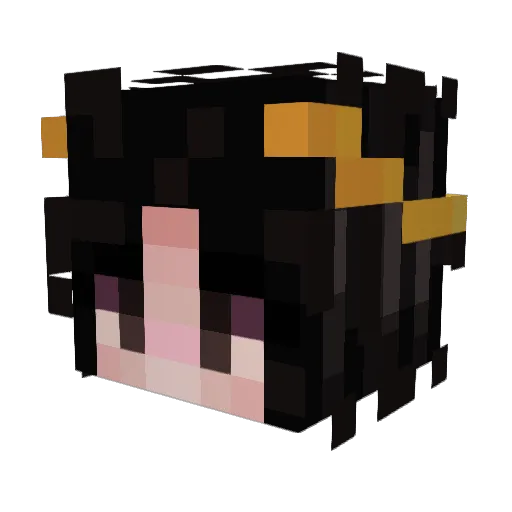 tixol Minecraft avatar head, 3D render