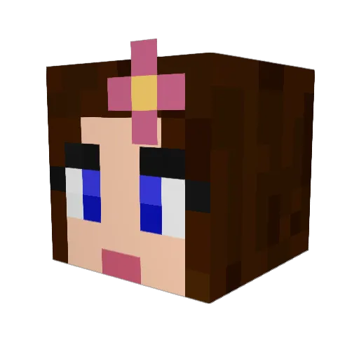 tizril Minecraft avatar head, 3D render