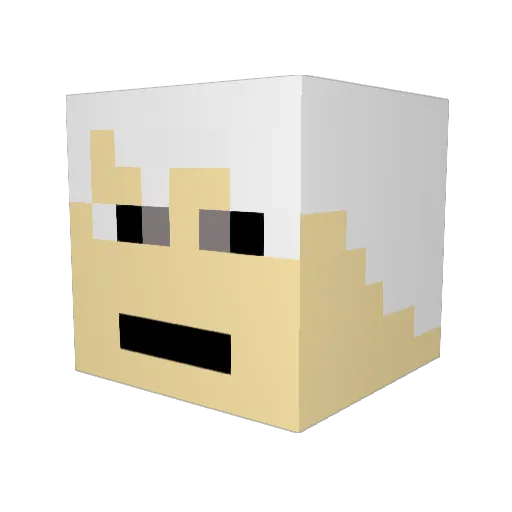 tjaart1245 Minecraft avatar head, 3D render