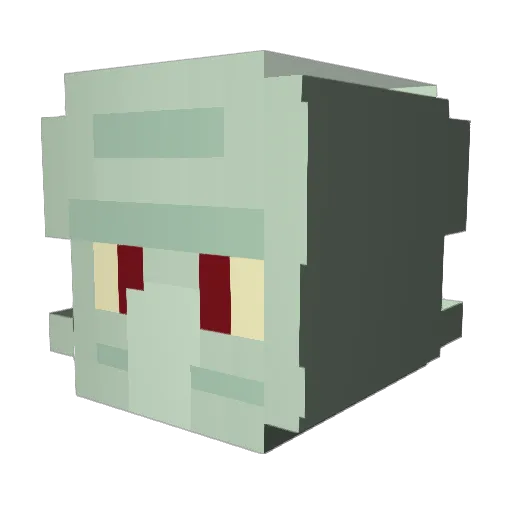 tjfdnjs Minecraft avatar head, 3D render