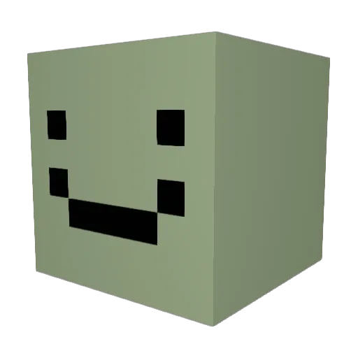 tjjayy Minecraft avatar head, 3D render