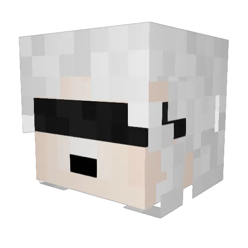 tjka78 Minecraft avatar head, 3D render