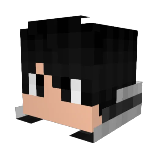 tjketo Minecraft avatar head, 3D render