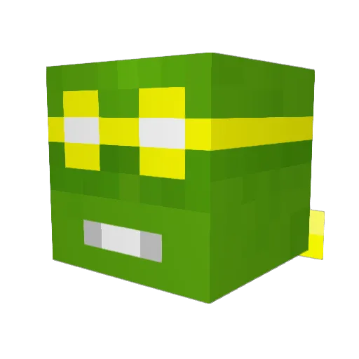 tjli Minecraft avatar head, 3D render