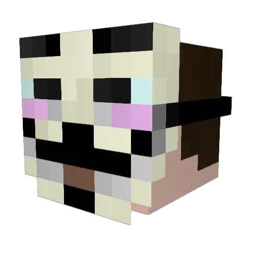 tjmaidment Minecraft avatar head, 3D render