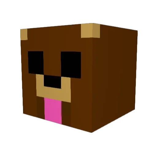 tjn92108637 Minecraft avatar head, 3D render