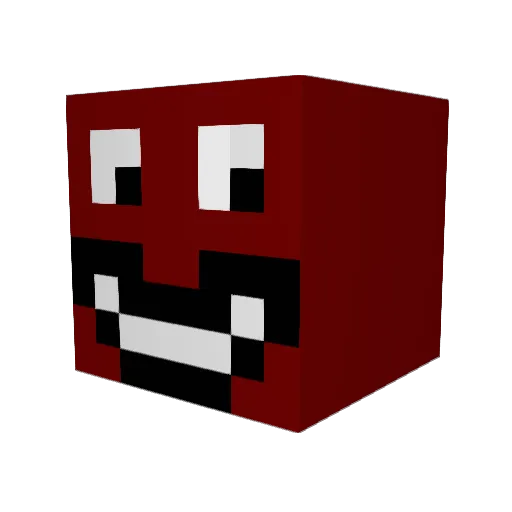 tjnoland Minecraft avatar head, 3D render
