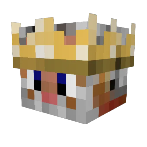 tjp73 Minecraft avatar head, 3D render
