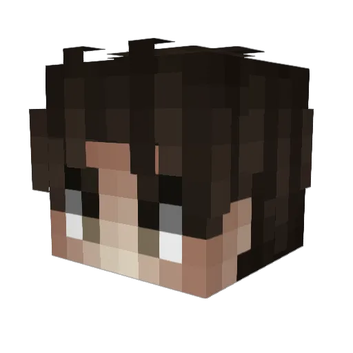 tjpat Minecraft avatar head, 3D render