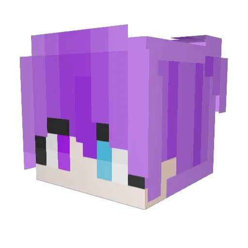 tjsej Minecraft avatar head, 3D render