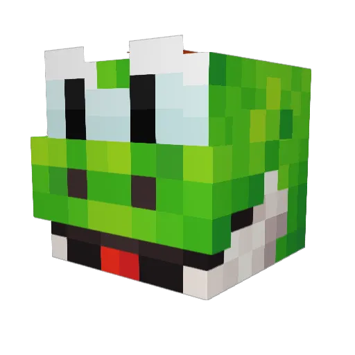 tjstumpy Minecraft avatar head, 3D render