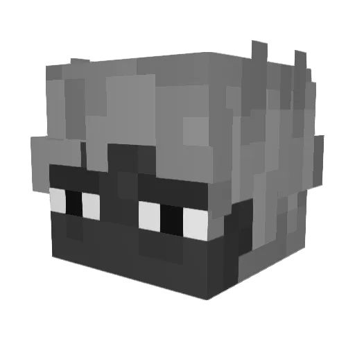 tjt5997 Minecraft avatar head, 3D render
