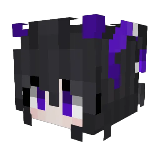 tjtjapk Minecraft avatar head, 3D render