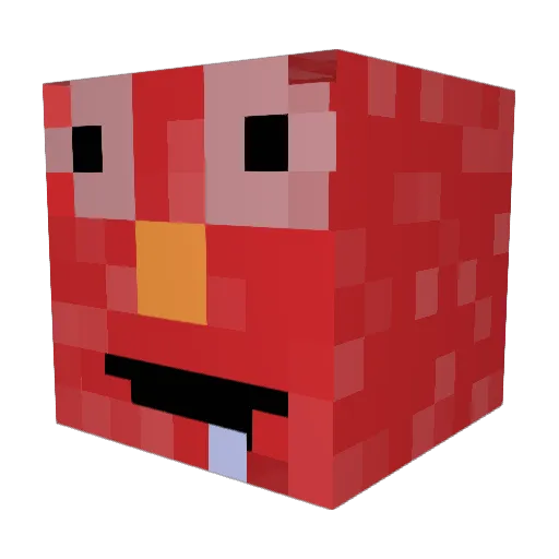 tjtoad_1373 Minecraft avatar head, 3D render