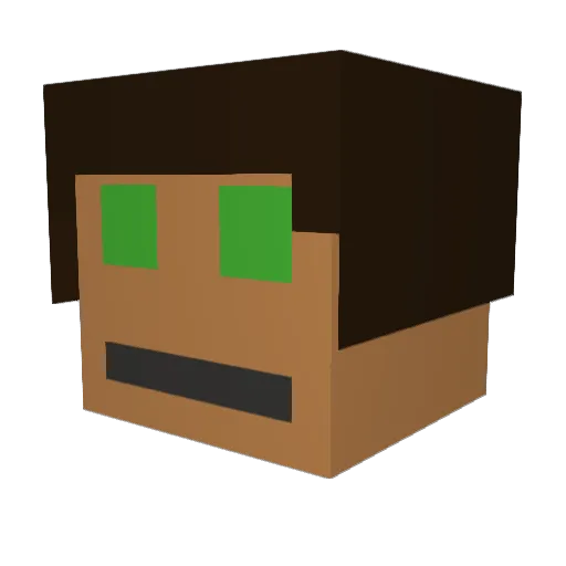 tkakarot078 Minecraft avatar head, 3D render