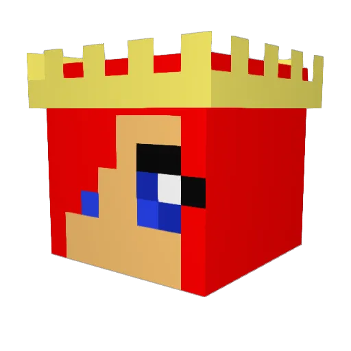 tkaufman67 Minecraft avatar head, 3D render