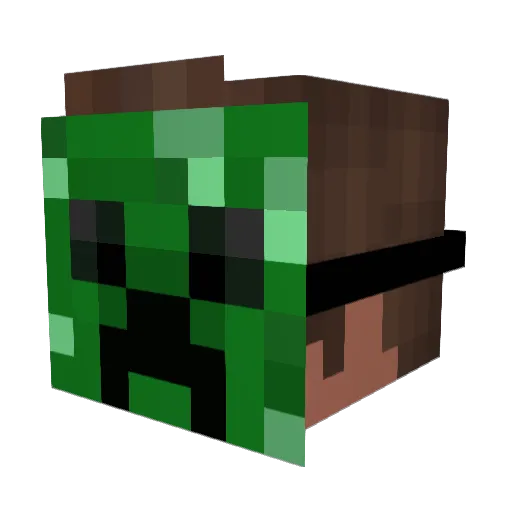 tkc023 Minecraft avatar head, 3D render