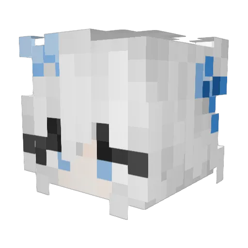tkd658 Minecraft avatar head, 3D render