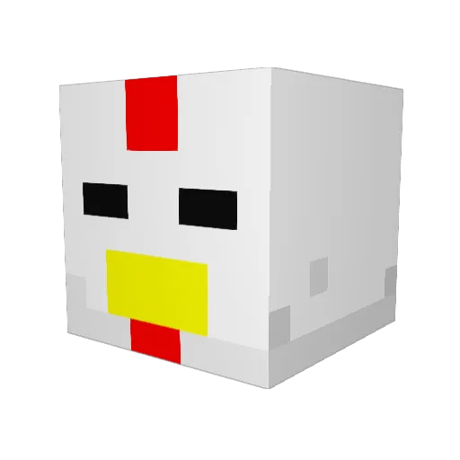tkddbs98 Minecraft avatar head, 3D render