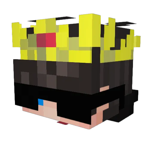tkedziora Minecraft avatar head, 3D render