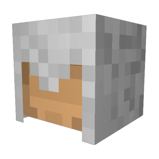 tkgeyer Minecraft avatar head, 3D render
