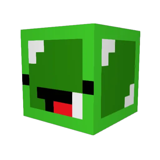 tkoom Minecraft avatar head, 3D render