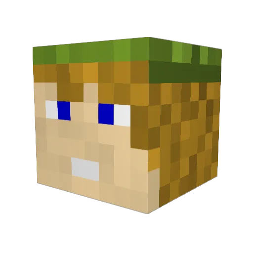 tkrall_r3x Minecraft avatar head, 3D render