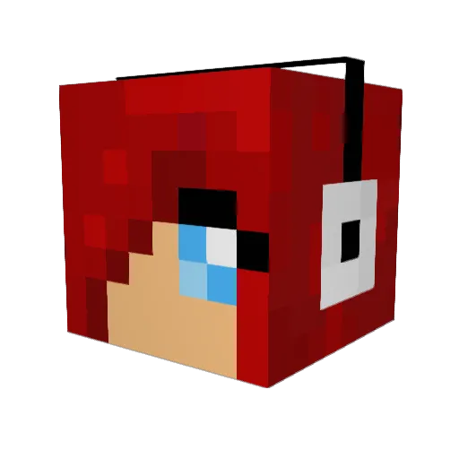 tks2000 Minecraft avatar head, 3D render