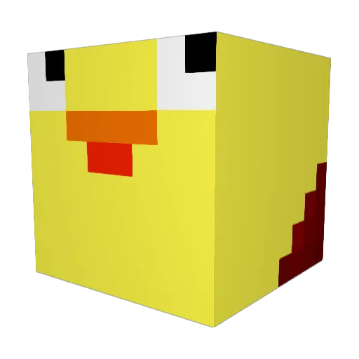 tkunce1 Minecraft avatar head, 3D render