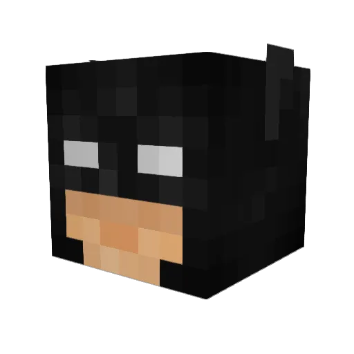 tkwun2 Minecraft avatar head, 3D render
