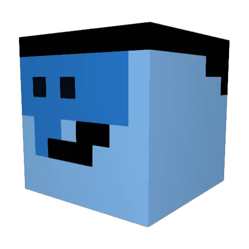 tl73 Minecraft avatar head, 3D render
