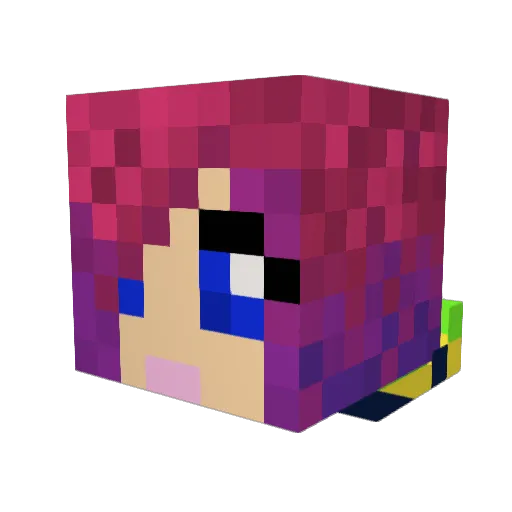 tlatms7 Minecraft avatar head, 3D render