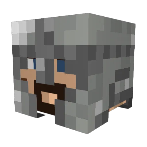 tlcsbart1 Minecraft avatar head, 3D render