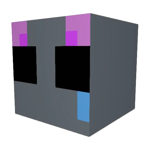 tlenaeb Minecraft avatar head, 3D render