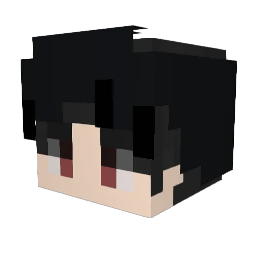 tlqkf________ Minecraft avatar head, 3D render