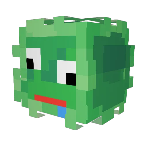 tls2ek Minecraft avatar head, 3D render