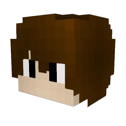 tls8816 Minecraft avatar head, 3D render