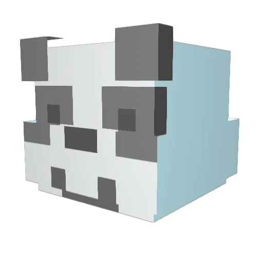 tlsgur Minecraft avatar head, 3D render