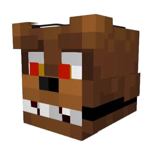 tm_103 Minecraft avatar head, 3D render