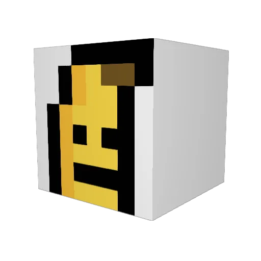 tmaltm Minecraft avatar head, 3D render