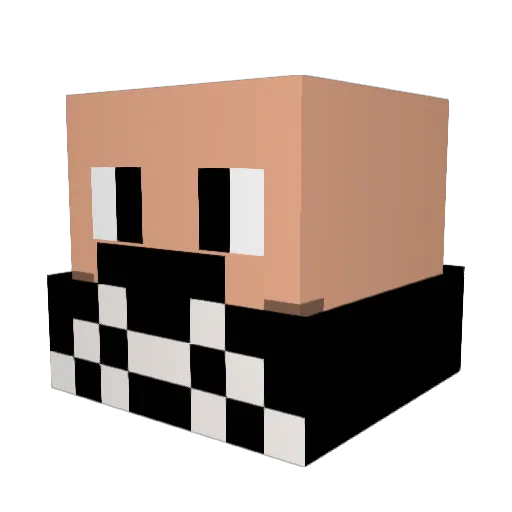 tmartin0119 Minecraft avatar head, 3D render