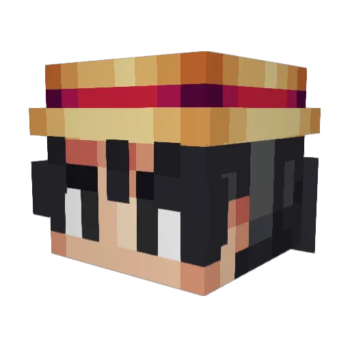 tmbbm2 Minecraft avatar head, 3D render