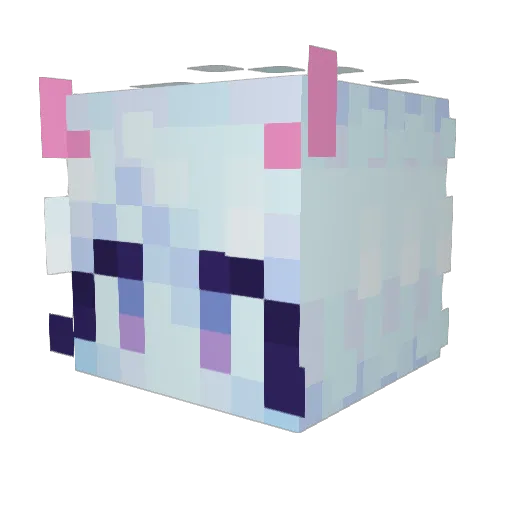 tmcdraws Minecraft avatar head, 3D render