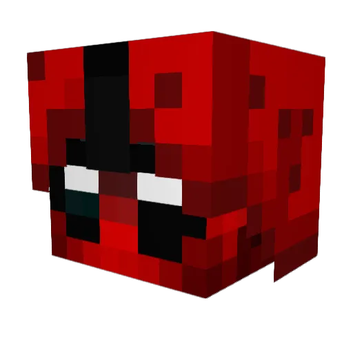 tmcosker Minecraft avatar head, 3D render